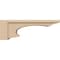 Ekena Millwork 6"W x 36"D x 12"H Thin Emerson Rough Cedar Woodgrain TimberThane Corbel, Primed Tan CORUR06X36X12EMRRCPR - alternate 3